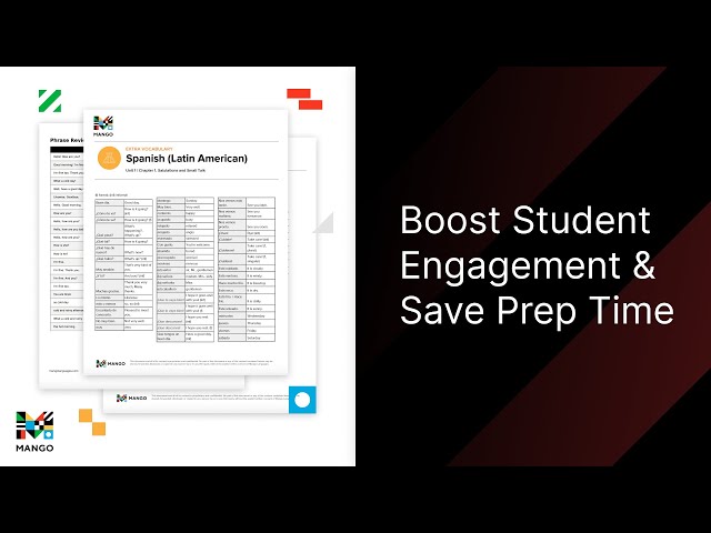 Boost Student Engagement & Save Prep Time | Mango Classroom