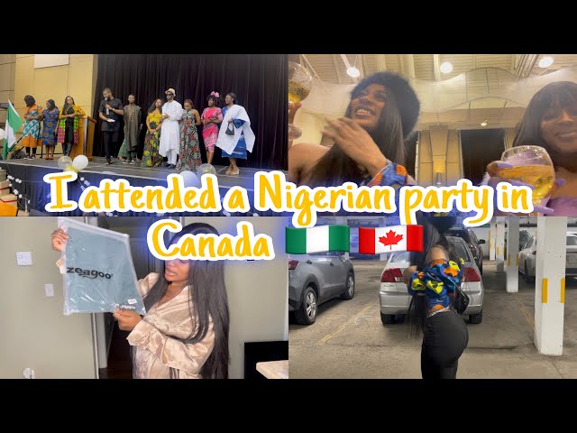 I attended a Nigerian party in Canada 🇳🇬🇨🇦 ft zeagoo official|Outfit review| #zeagoo #haul #pei