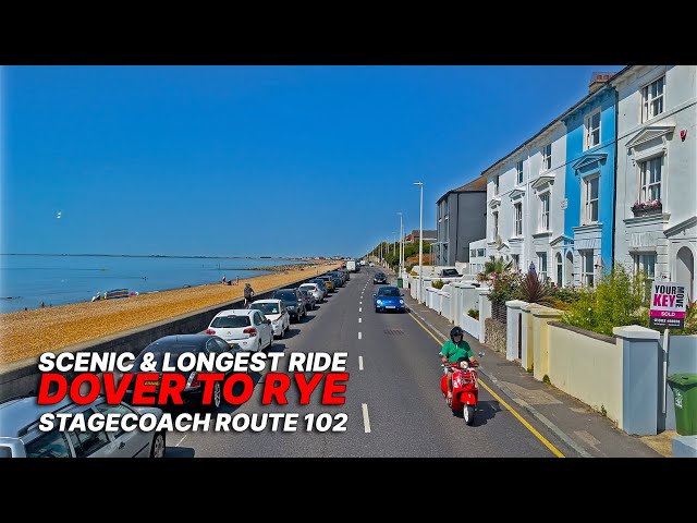 Scenic South East England Bus Ride, from Dover in Kent to Rye in East Sussex - Stagecoach Route 102