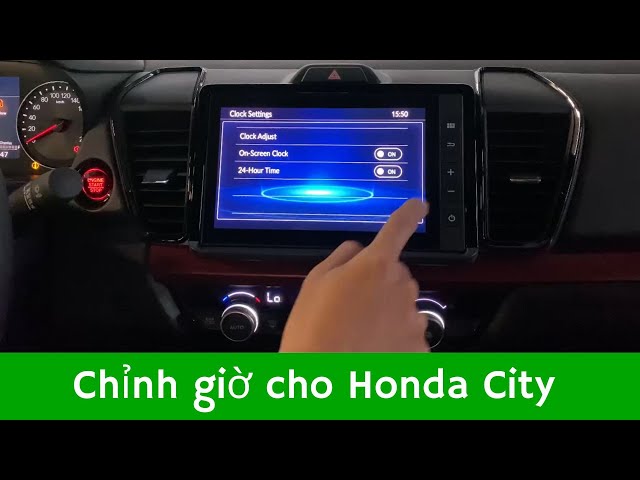 Hướng dẫn chỉnh giờ cho honda city 2024 #shorts