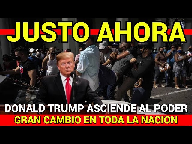 🔴JUSTO AHORA🔴DONALD TRUMP ASCIENDE AL PODER🔴GRAN CAMBIO EN TODA LA NACION🔴ESTO ESTA PASANDO🔴