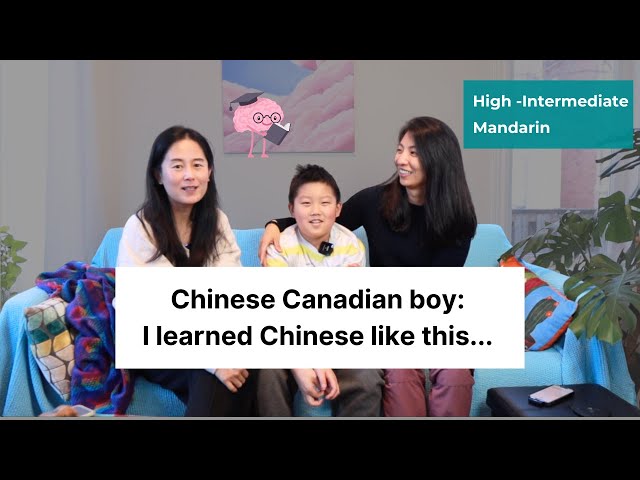 Chinese Canadian: Learning Chinese Growing up in Canada - High Intermediate Mandarin