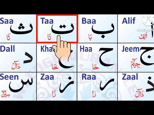 Quran | Alif Baa Taa | Arabic Alphabets | Noorani Qaida Lesson 1 | Learn Epi 531 | Arabic Beginner |