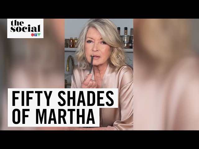 Martha Stewart, 83, Goes Viral in 'Unhinged' MAC Lipstick Ad | The Social