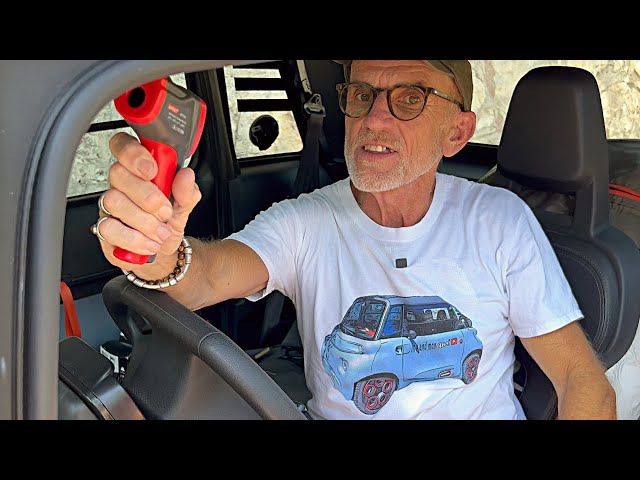 Why Does Our CITROEN AMI Get So HOT? I Use TEMP GUN To Find Out!