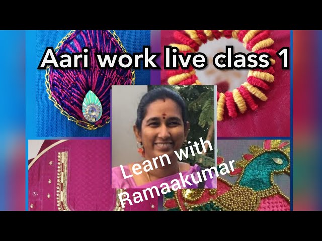 Aari Work Live Classes 1