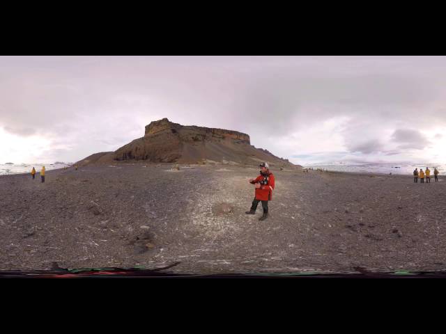 Antarctica: Geologist & Glaciologist Colin Souness at Brown Bluff (360° VR)