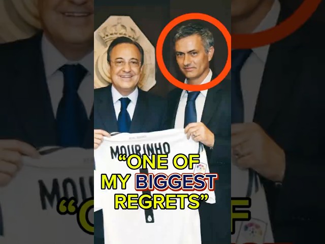 Mourinho reveals one of his biggest regrets #shorts #fyp