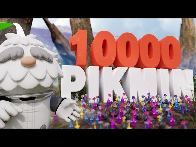 I animated 10,000 Pikmin for 10,000 Subscribers!