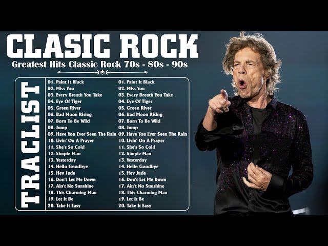 Top 100 Classic Rock Songs Of 70s 80s 90s | Best Classic Rock Songs Playlist