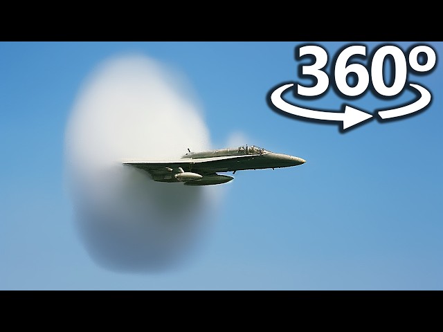 Breaking the SOUND BARRIER in 360° VR / 4K 💨