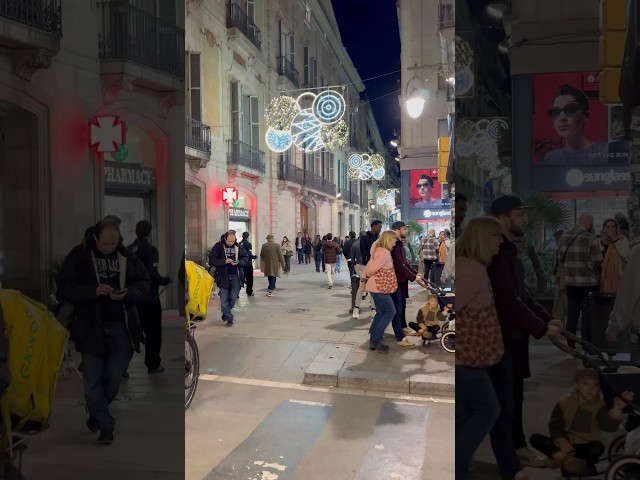 Barcelona Spain: Barcelona’s La Rambla by Night in Stunning 4K