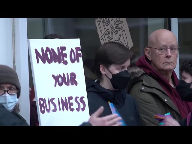 Protestors condemn UVA Health after suspension of gender-affirming care for trans youth