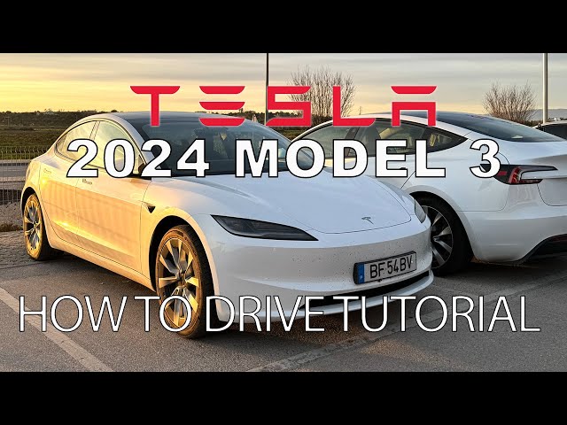 How to drive the 2024 Tesla Model 3 Highland (First time owner tutorial) - and other cool features.