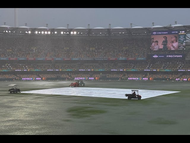 LIVE FROM GABBA: Rain Forecast For Next 4 Days!