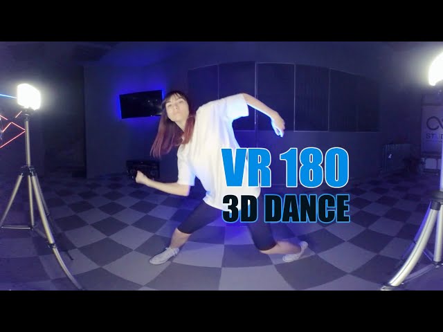 VR180 3D Video | Experimental Dance at Infinity Arts Studio | Ladytron | 5.7K