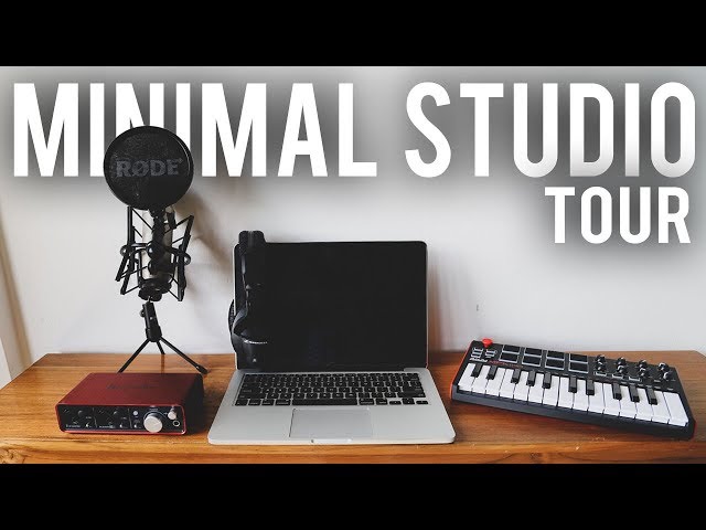 MY MINIMALIST MUSIC PRODUCTION SET UP 2019 (Home Studio Tour)