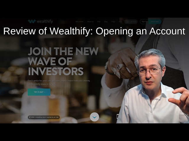 Review of Wealthify: Opening an Account