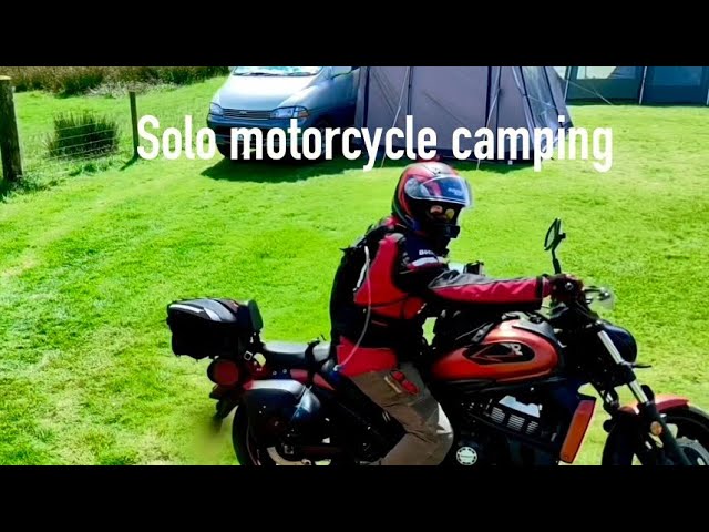 Solo Motorcycle Camping first time {Part 1} [Starting Out Riding] S1: E17