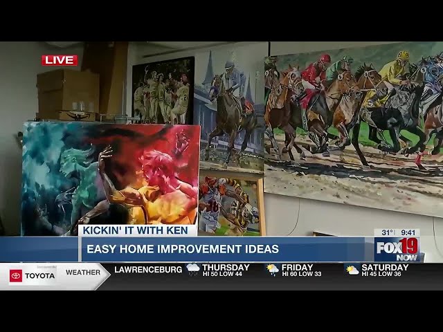 Local artist shares home improvement tips