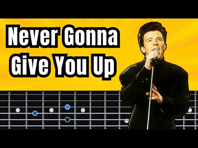 How to Rick Roll someone on guitar (Never Gonna Give You Up Guitar Chords)