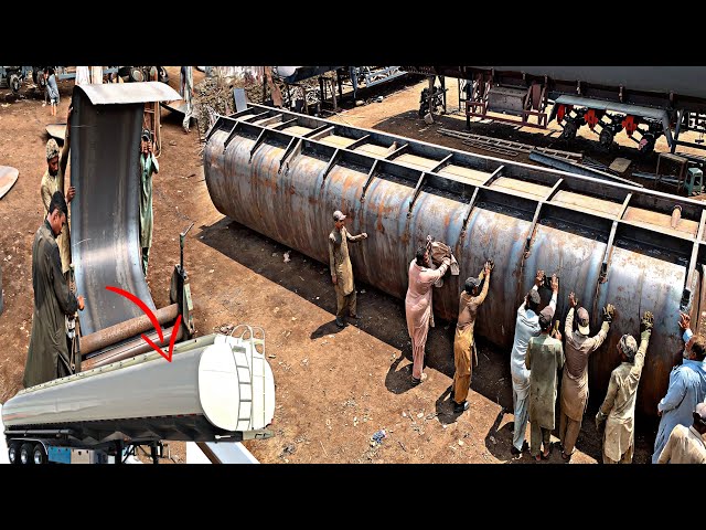 Amazing Process of Building 50,000 Liter Massive Oil Tank