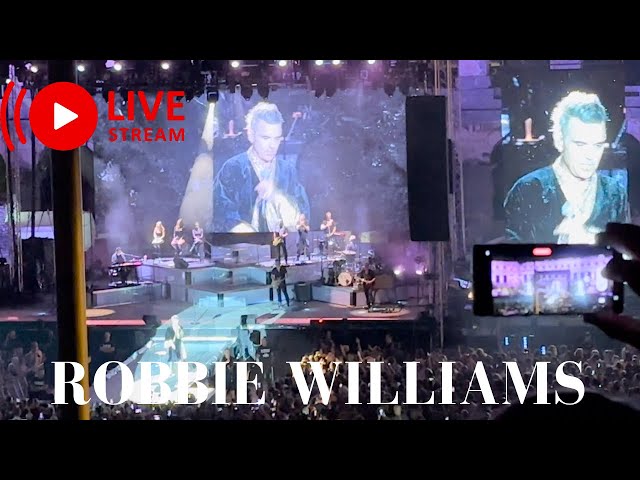 Robbie Williams concert in amphitheater Pula Croatia live / koncert u pulskoj areni Hrvatska