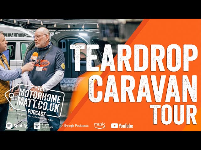 Tour the new Rogue teardrop caravan from Vagabond | The Caravan, Motorhome and Holiday Show