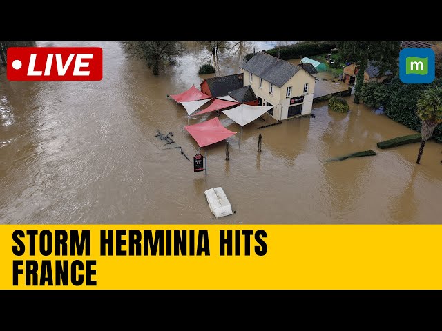 Live: floods in western France from storm Herminia | N18G