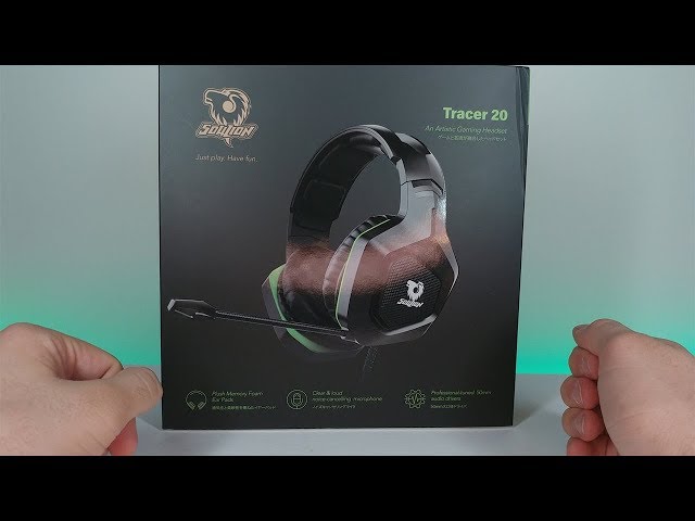 ASMR - Soulion Tracer 20 Gaming Headset | Product Review | Soft Spoken unintentional