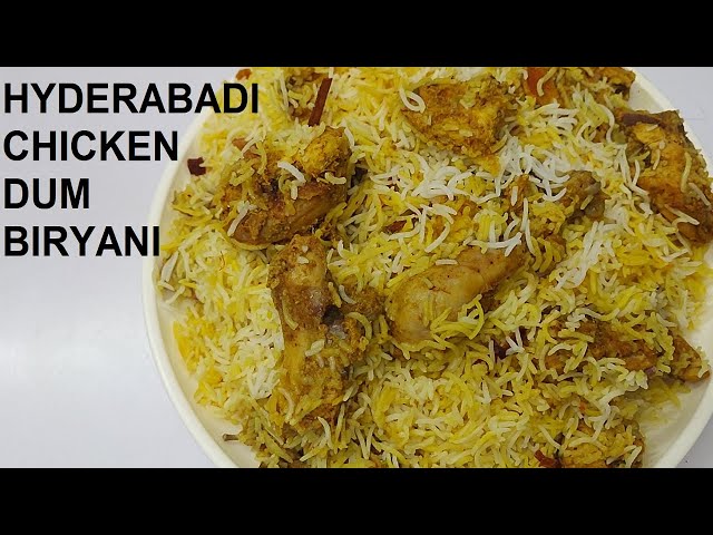 Kachche Gosht ki Hyderabadi Chicken Dum Biryani | Easy Chicken Dum Biryani Recipe