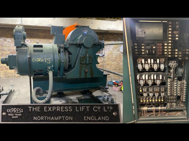 High Capacity 1970s Express Lift Motor Room