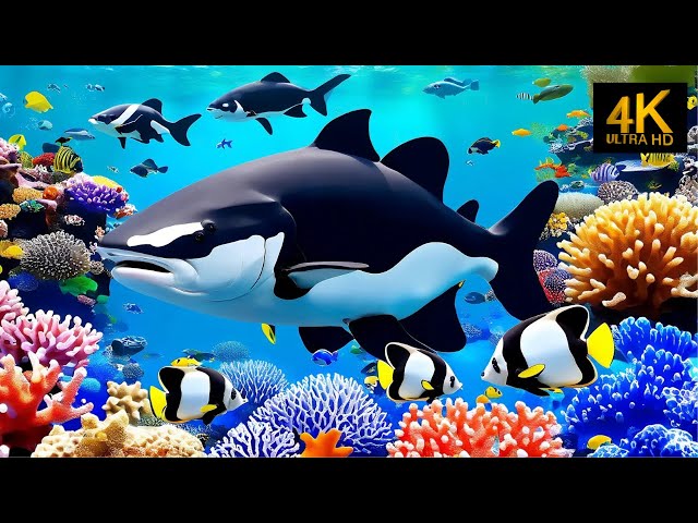 The Best 4K Aquarium - Explore the Stunning World of Sea Jellyfish and Beautiful Coral Reef Fish. #8