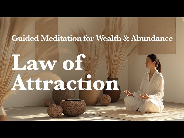 15-Minute Guided Meditation | Manifesting Abundance: Law of Attraction | Miracle Morning