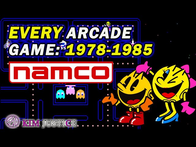 The A-Z of NAMCO's 1980's Arcade Games: The Golden Age (1978-1985) | Kim Justice