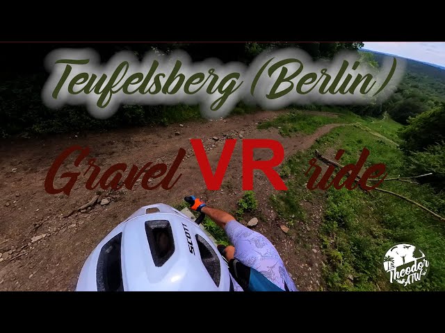 Berlin gravel Teufelsberg - VR immersive 360 video swipe or move the phone to look around!