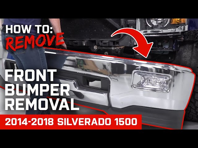 How to Remove Stock Front Bumper | 2014-2018 Silverado 1500