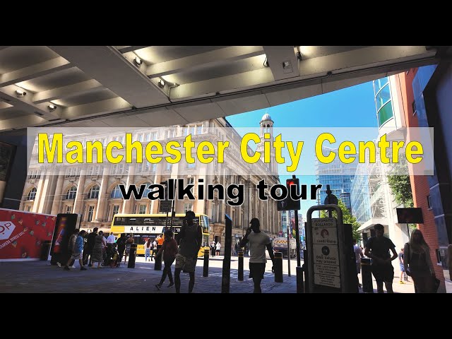 MANCHESTER CITY CENTRE WALKING TOUR | 4K | 2024