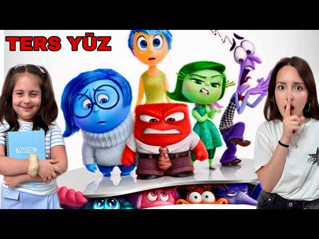 TERS YÜZ 2 KAREKTERLERİ KOSTÜM PARTİSİNE HAZIRLANIYOR ZEYNEP HİRANUR/ Inside out