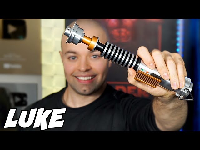 *VERY RARE* Luke Skywalker Master Replicas Lightsaber Unboxing