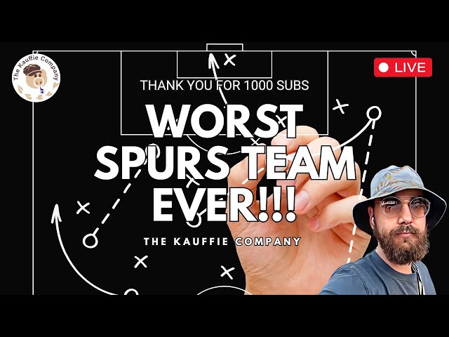 The Worst Tottenham Hotspur Team of ALL TIME | Embarrassing Performance | #AngeOut