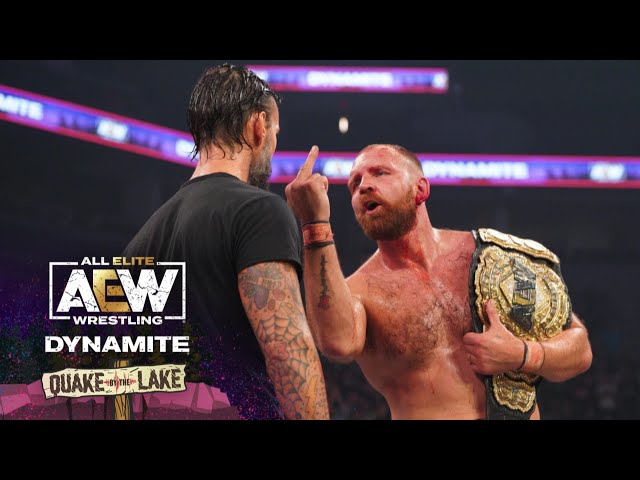 The AEW World Champion CM Punk is Back! | AEW Dynamite: Quake by the Lake, 8/10/22