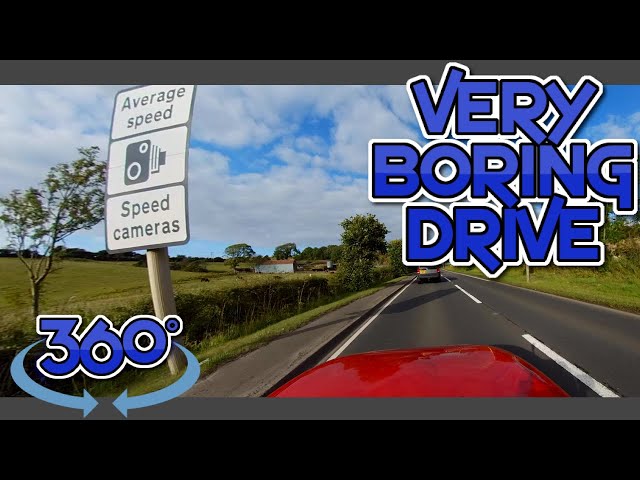 A Very Boring Drive Up The A77 Girvan To Ayr | VR 360° Just A Drive