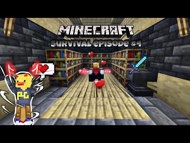 I made The beautiful ENCHANTMENT ROOM in MCPE 😍 | | in hindi l l Minecraft Survival Series Ep -4