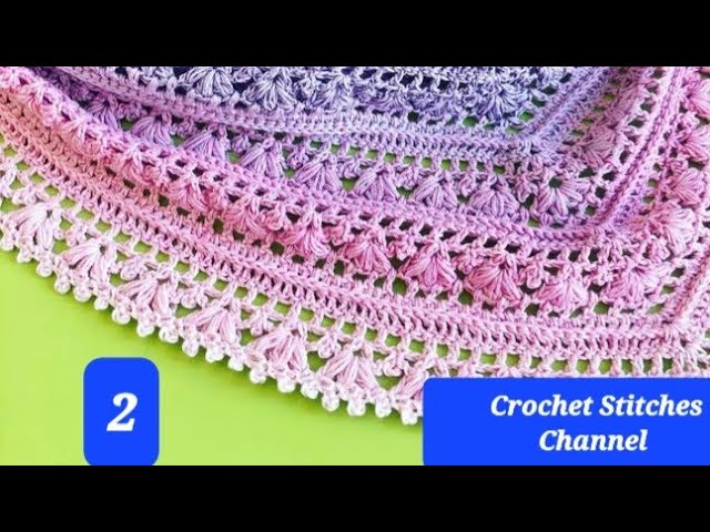 HOW TO CROCHET AN EASY ELEGANT AND SIMPLE SHAWL DESIGN FOR THE LADIES STEP BY STEP EASY TUTORIAL(2)