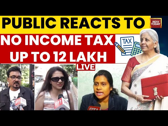 Budget 2025 LIVE Updates: Public Reaction On No Income Tax Upto 12 Lakh Under New Regime