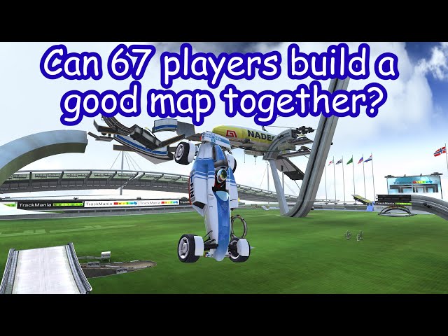 1 player = 1 block in this map (Trackmania)