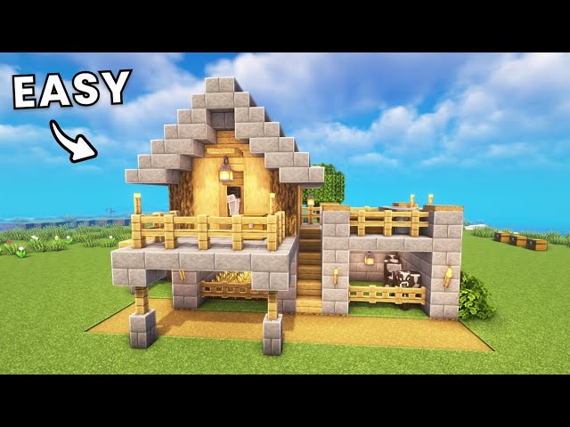 Minecraft 1.20 I How to Build a Starter Survival House!!