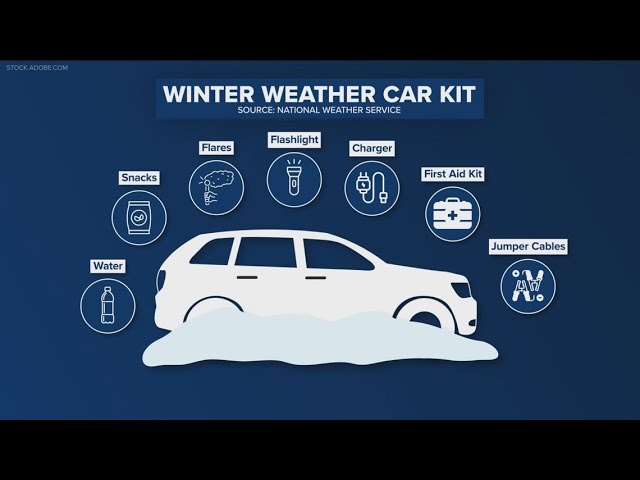 Snow is in the forecast. Here's how to prepare your car for winter conditions