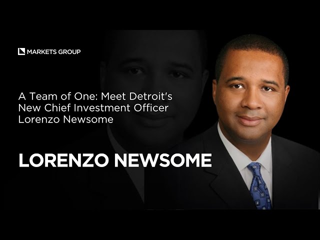 A Team of One: Meet Detroit's New Chief Investment Officer Lorenzo Newsome